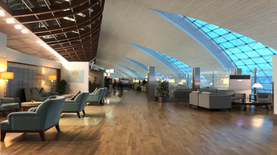 The Emirates First Class Lounge in Dubai. - Emily McNutt