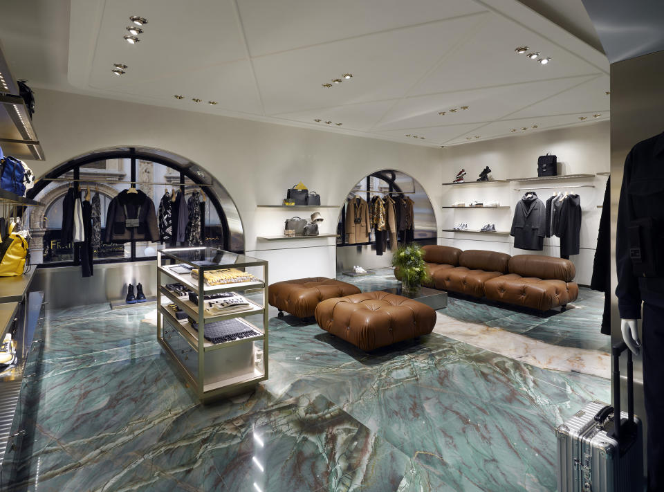 Inside the Fendi boutique. - Credit: courtesy image