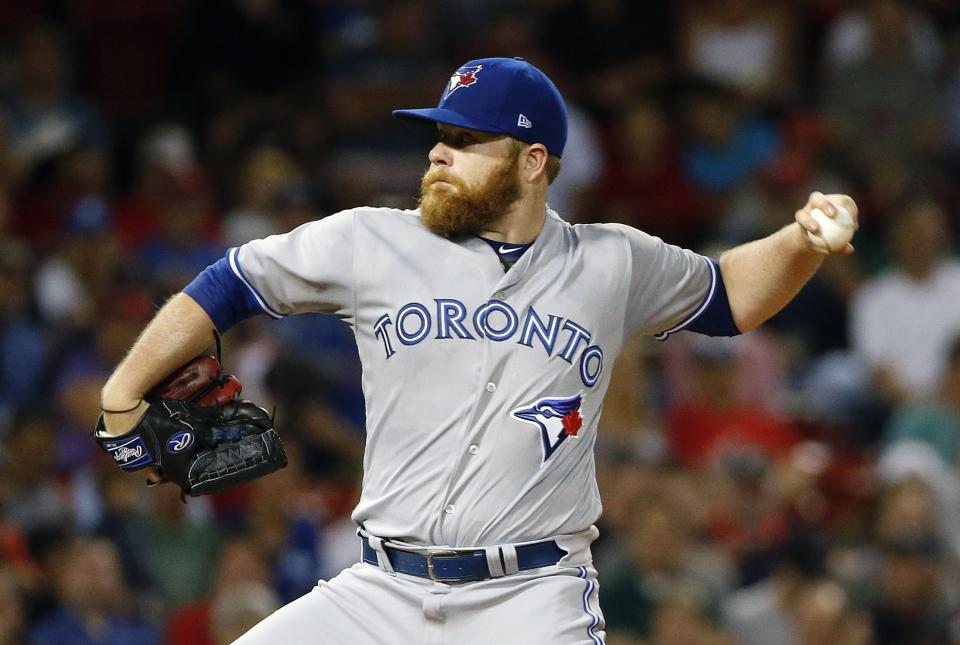 The Blue Jays got some solid starts out of Brett Anderson down the stretch. (Michael Dwyer/AP)