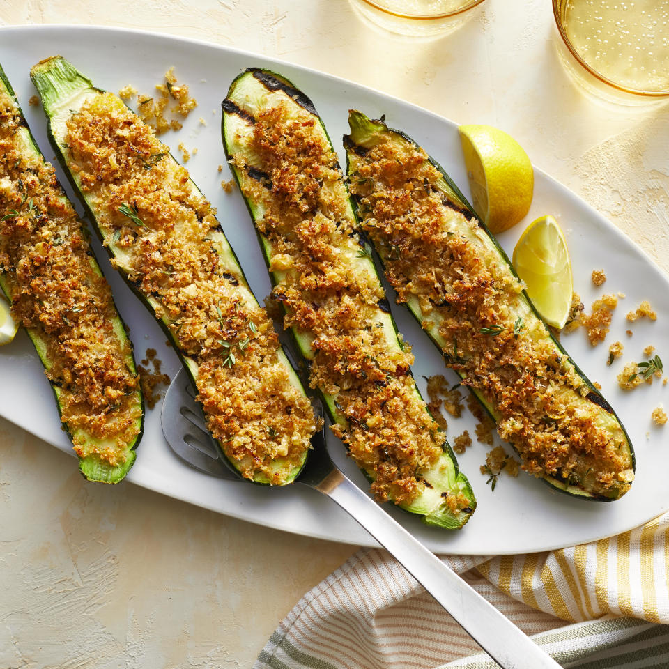 Grilled Zucchini with Parmesan