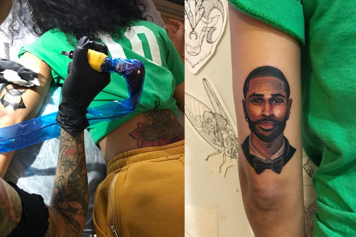 Jhene Aiko gets Big Sean tattoo