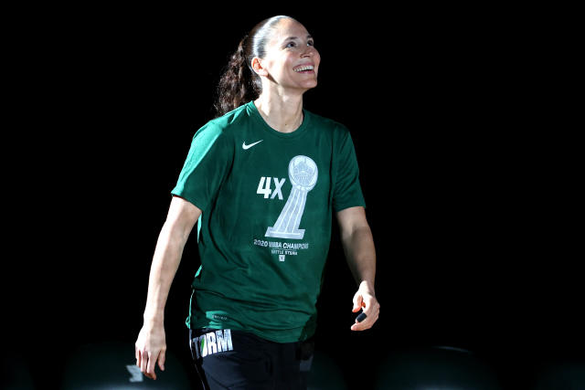 The Sporting News on X: Sue Bird's jersey is officially retired