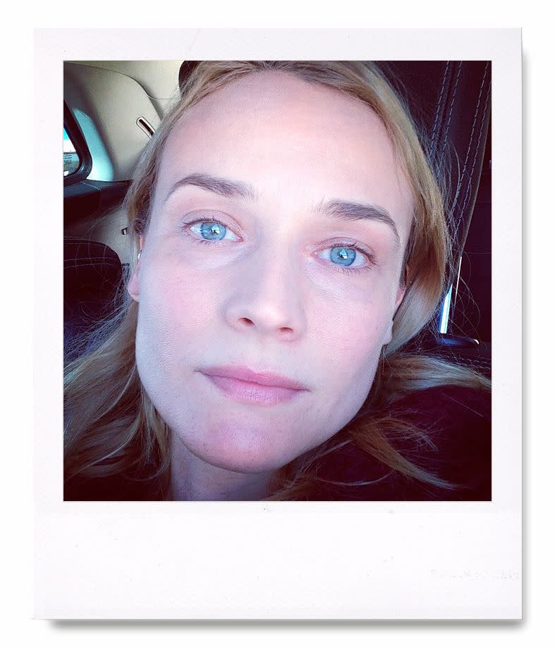 Diane Kruger Pocos rostros son capaces de soportar un primer plano sin maquillaje.Diane Kruger, sin embargo, lo ha conseguido en esta imagen que la actriz de 'The Bridge’ ha colgado recientemente en su cuenta de Instagram.