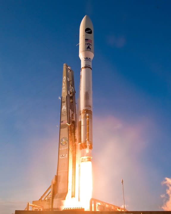 A United Launch Alliance Atlas 5 rocket is used to loft the Air Force’s X-37B missions. The robotic space plane supports space experimentation, risk reduction, and concept of operations development for long duration and reusable space vehicle t