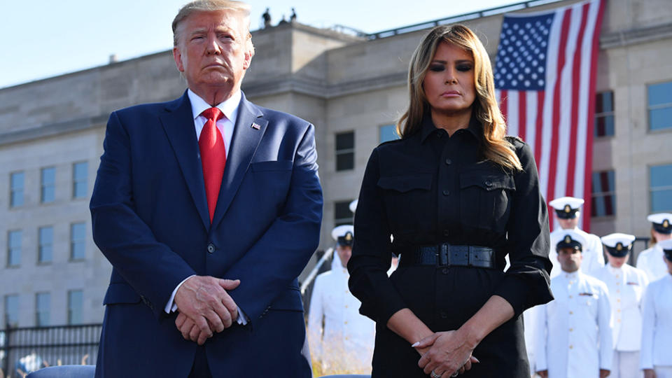 Melania Trump is under fire for her memorial tweet. Photo: Getty Images