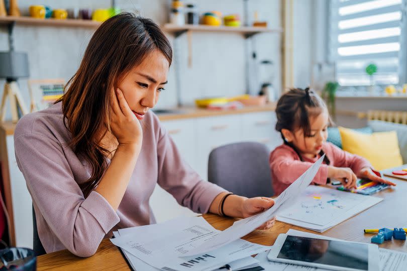 Parent checking finances