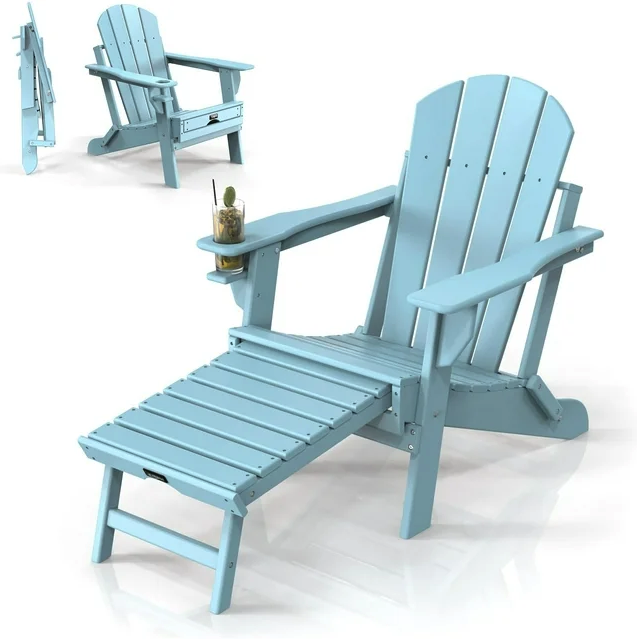<p><a href="https://go.redirectingat.com?id=74968X1596630&url=https%3A%2F%2Fwww.walmart.com%2Fip%2FVINGLI-Folding-Adirondack-Chair-with-Ottoman-Waterproof-Plastic-HDPE-Firepit-Chair-for-Outside-with-Hidden-Footrests-Blue%2F5059124712&sref=https%3A%2F%2Fwww.housebeautiful.com%2Fshopping%2Ffurniture%2Fa60582516%2Fviral-adirondack-chair-pull-out-ottoman%2F" rel="nofollow noopener" target="_blank" data-ylk="slk:Shop Now;elm:context_link;itc:0;sec:content-canvas" class="link rapid-noclick-resp">Shop Now</a></p><p>Folding Adirondack Chair With Ottoman</p><p>walmart.com</p><p>$169.99</p>