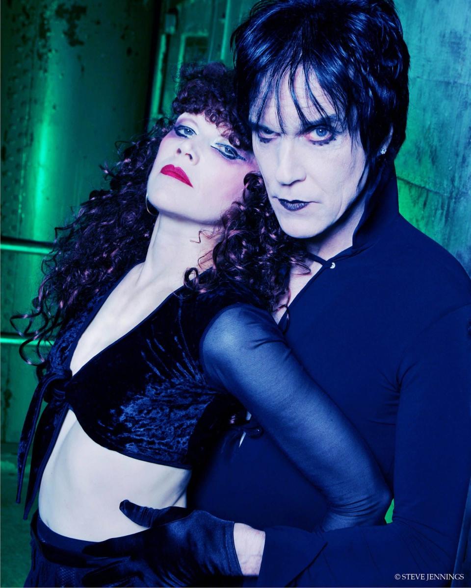 Poison Ivy (born Kristy Wallace) and Lux Interior (born Erick Lee Purkhiser) founded The Cramps.