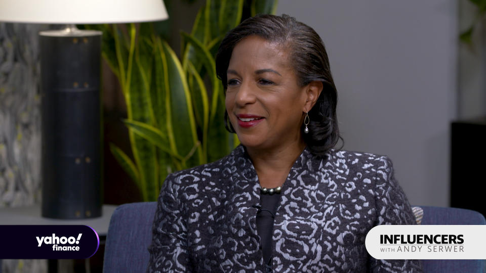 Former National Security Advisor Susan Rice appears on Influencers with Andy Serwer.