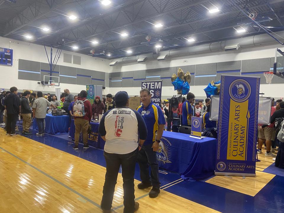 Carroll High School hosted high school career and technology education representatives from across Corpus Christi ISD and eighth graders Wednesday during the second annual CTE Pathways to Your Future Expo at Carroll High School.