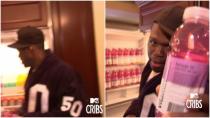 <p>Some people keep food in their fridge. 50 Cent keeps bulk amounts of Vitamin Water. Don't question it.</p>