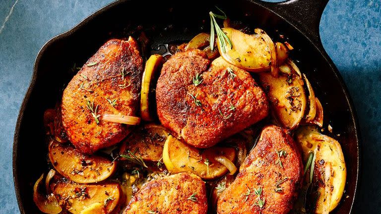 pork chops with apples