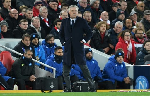 Napoli coach Carlo Ancelotti had said his side would be "idiots" not to reach the Champions League knock-out rounds