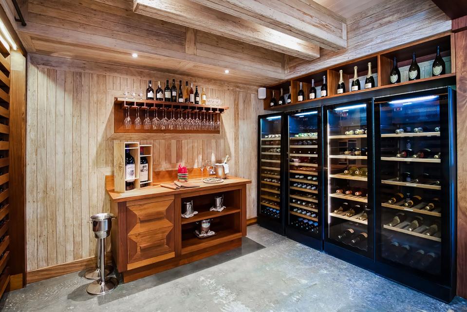 Kokomo Private Island wine cellar