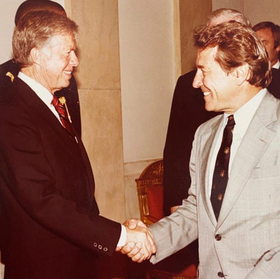 Ralph Regula had a working relationship with President Jimmy Carter, but didn't get to know him well.