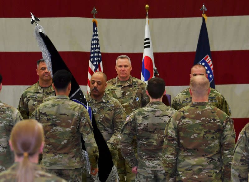 U.S. military opens a space force unit in South Korea