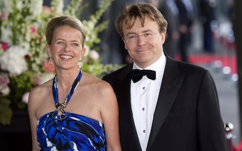 Prince Johan Friso and his wife, Princess Mabel, in 2011 - Credit: TOUSSAINT KLUITERS/AFP/Getty Images