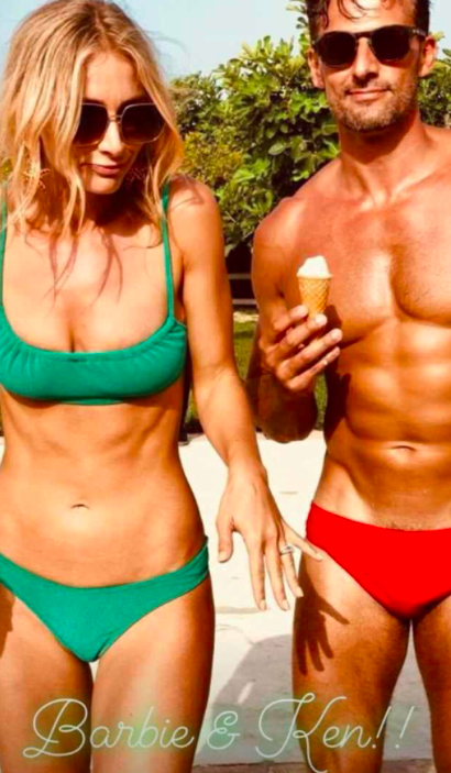 <p>It seemed those last-minute gym workouts paid off as they flaunted their toned-physiques at their lavish post-wedding pool party. Source: Instagram/annaheinrich1 </p>