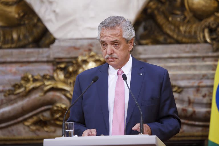 El presidente Alberto Fernández 