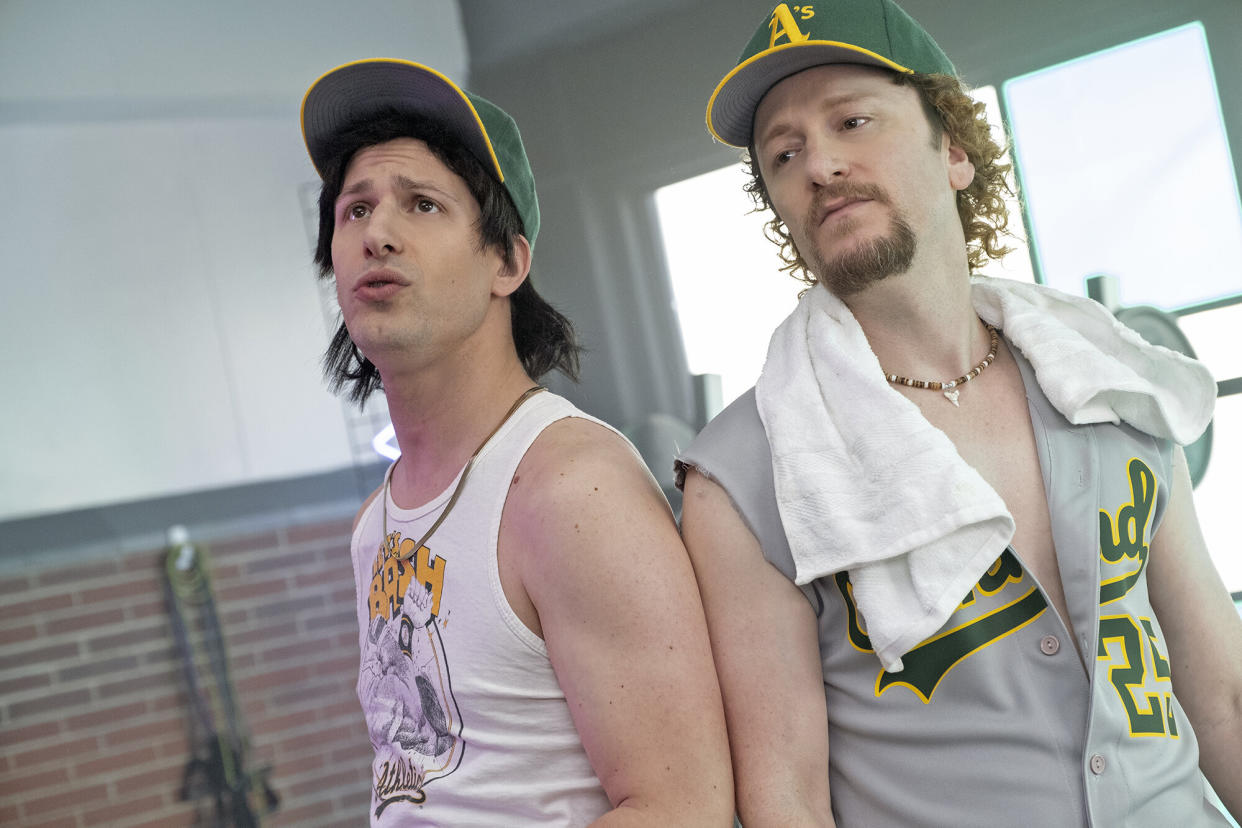 "The Lonely Island Presents: The Unauthorized Bash Brothers Experience" on Netflix. (Photo: Eddy Chen/Netflix)