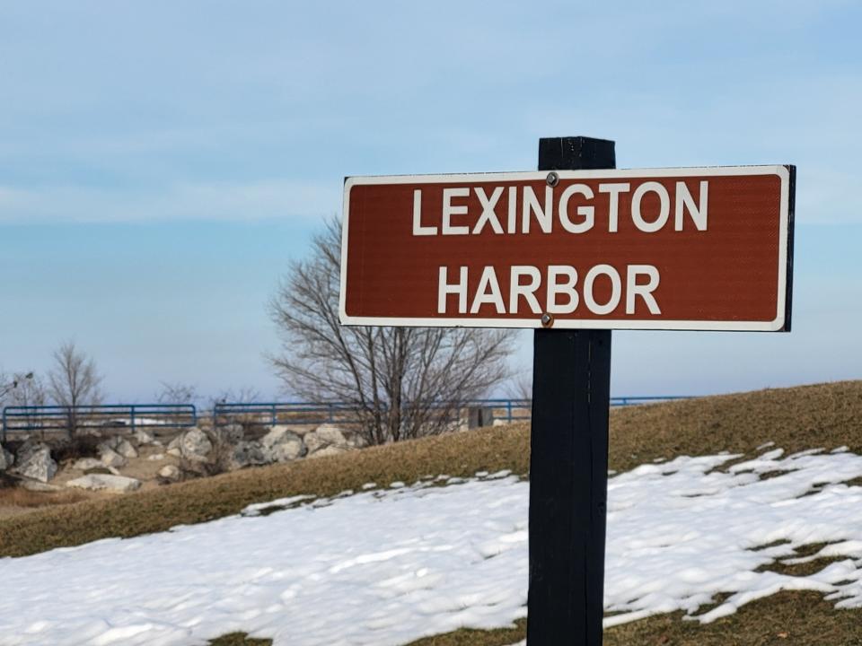 The Lexington harbor is shown on Wednesday, Feb. 8, 2023.