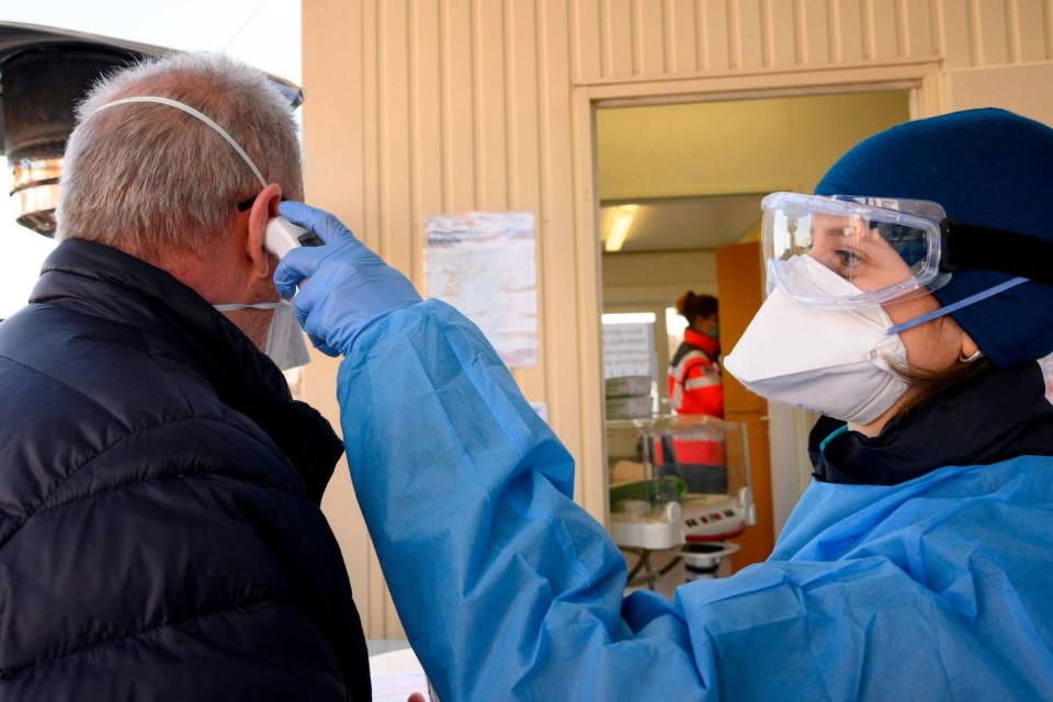 Professor Costello said the UK has the capacity to test a lot more people (AFP via Getty Images)