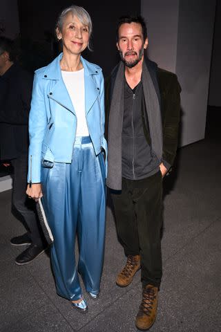 <p>Michael Buckner/Variety via Getty</p> Alexandra Grant and Keanu Reeves at the Hammer Museum's Gala in the Garden held at The Hammer Museum on May 4, 2024 in Los Angeles, California.