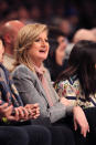 Arianna Huffington attends game three of Round One of the 2019 NBA Playoffs between the Brooklyn Nets and the Philadelphia 76ers at Barclays Center on April 18, 2019 in the Brooklyn borough of New York City. (Photo by Elsa/Getty Images)