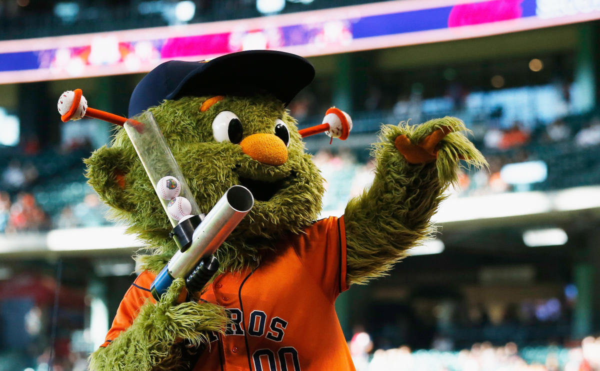 Fan sues Astros, claims Orbit's T-shirt cannon shattered her finger