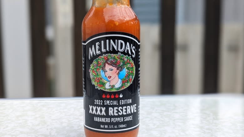 bottle of Melinda's XXXX Reserve
