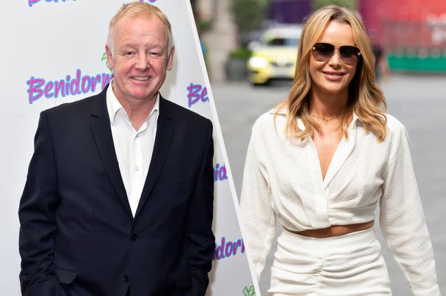 Les Dennis and Amanda Holden (Photo: Matt Crossick/PA Images/Getty/HGL)