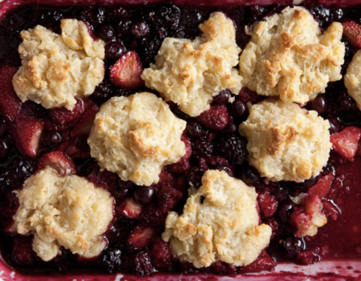 The secret, really, is all in the depth of the brown sugar. It's a game-changer. Recipe: Brown Sugar Berry Cobbler