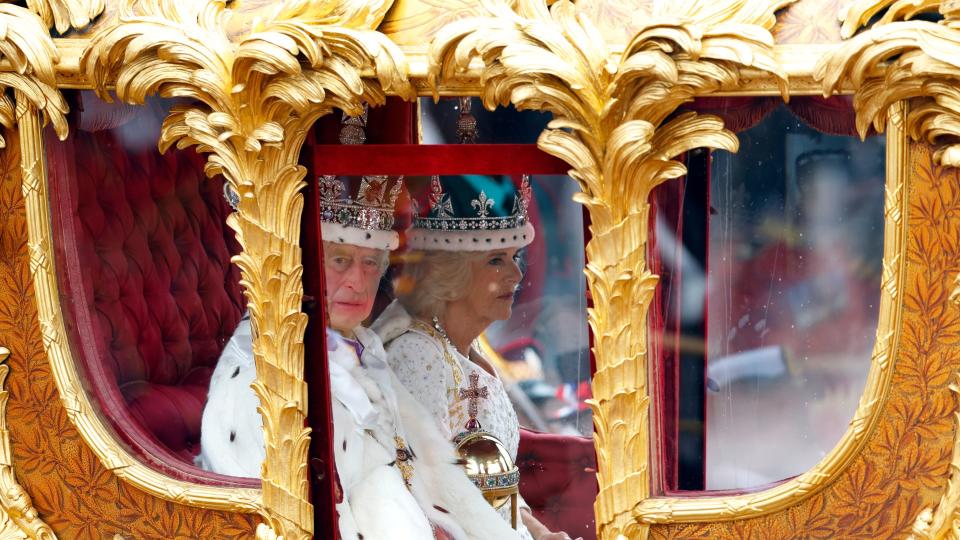 Charles' coronation procession was a quarter of Queen Elizabeth's