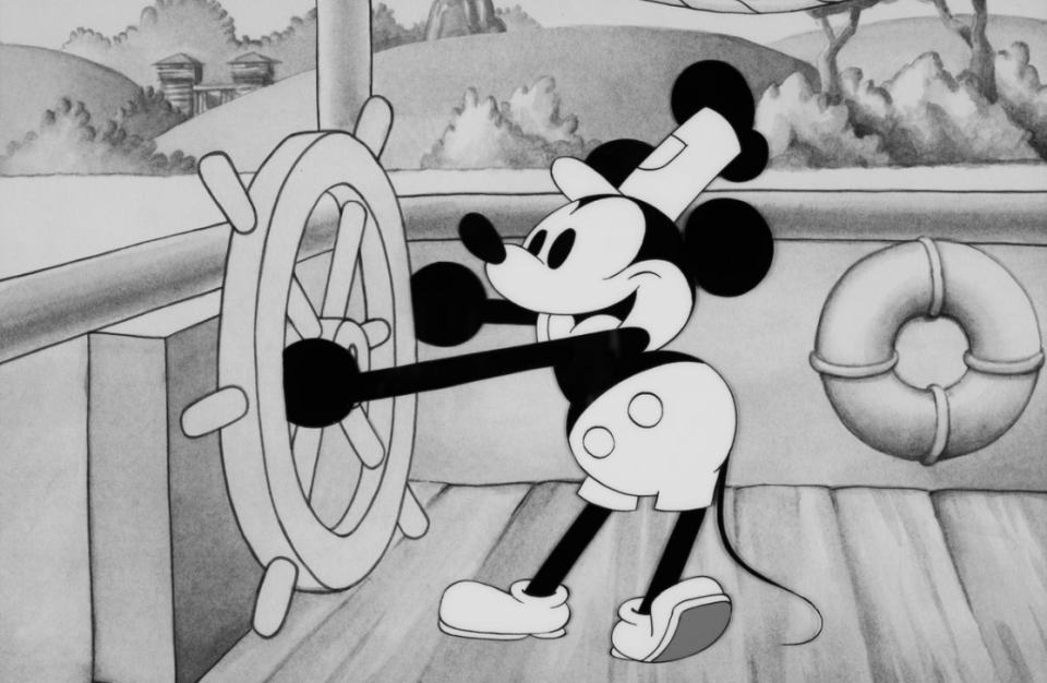 Steamboat Willie Public Domain 2024將經典掌舵場景分成2000份發售，每份0.001ETH