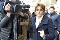 Raffaele Sollecito's lawyer Giulia Bongiorno arrives at the Italy's Supreme Court in Rome on March 27, 2015