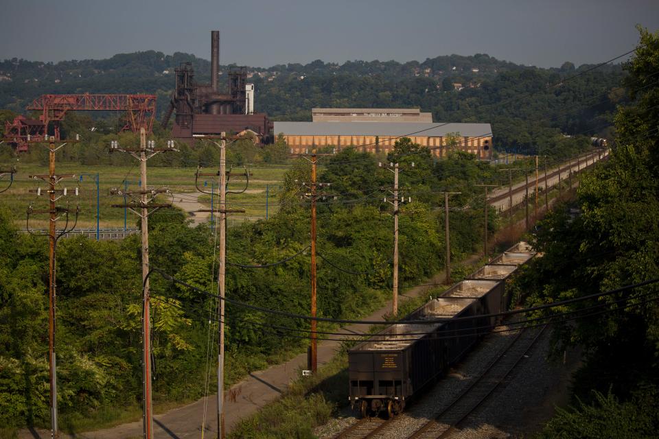 The Carrie Blast Furnaces near Pittsburgh, Pennsylvania