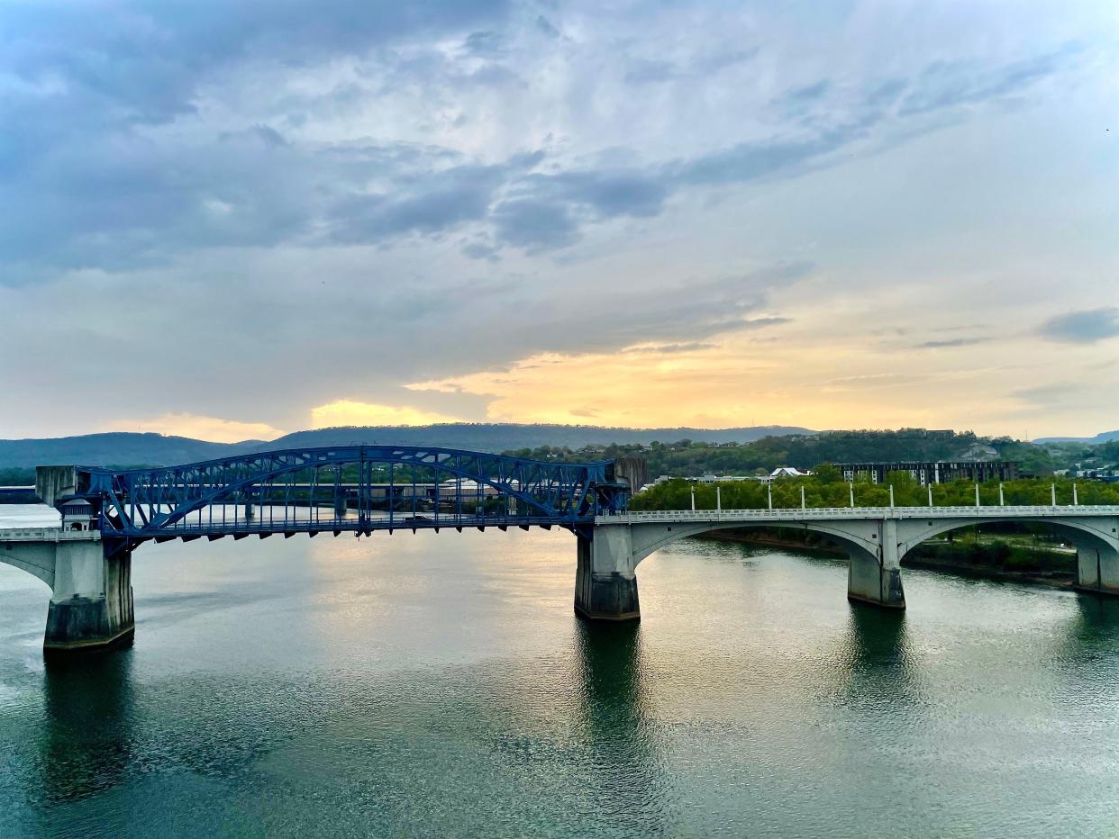 The Tennessee River threads through Chattanooga.