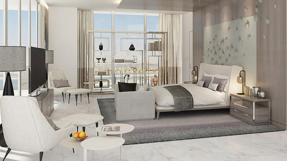 Another bedroom. - Credit: Photo: Courtesy The Royal Atlantis Residences