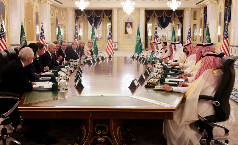 U.S. President Biden visits Saudi Arabia