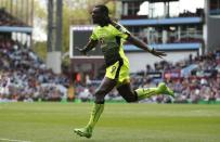 Britain Soccer Football - Aston Villa v Reading - Sky Bet Championship - Villa Park - 15/4/17 Joseph Mendes celebrates scoring the second goal for Reading Mandatory Credit: Action Images / Matthew Childs Livepic