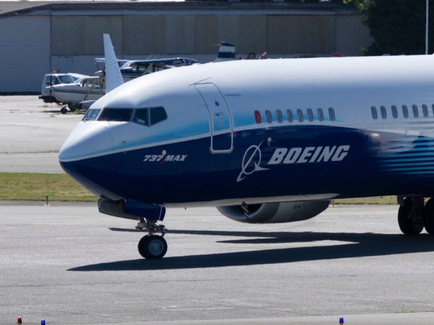 Boeing's 737 Max 10 at Renton Municipal Airport for its first flight - Boeing 737 Max 10 First Flight