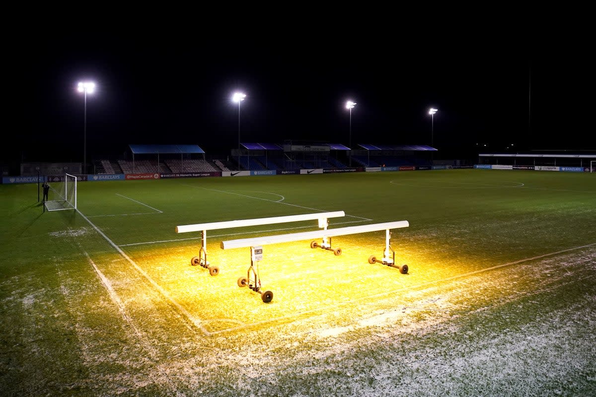 The weather has taken a hold of the schedule (Zac Goodwin/PA) (PA Archive)