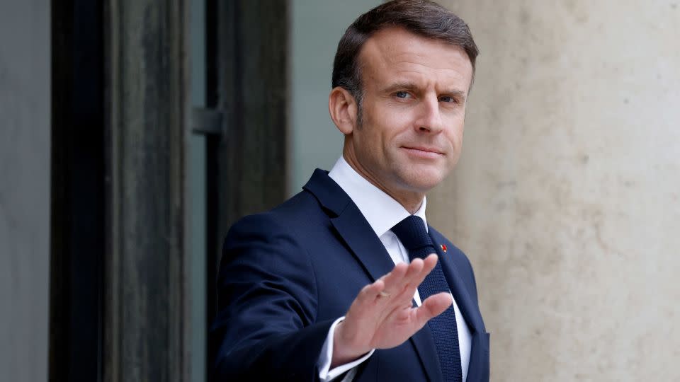 French President Emmanuel Macron has said he cannot rule out sending Western troops to Ukraine. - Ludovic Marin/AFP via Getty Images