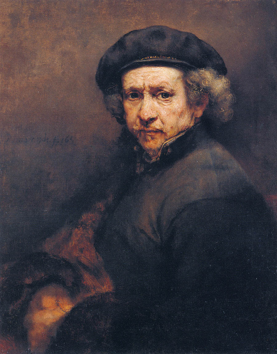 ‘Autorretrato’ por Rembrandt.