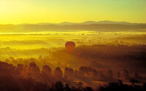 Sunset in Glen Falls, just outside Adirondack Park - Credit: getty