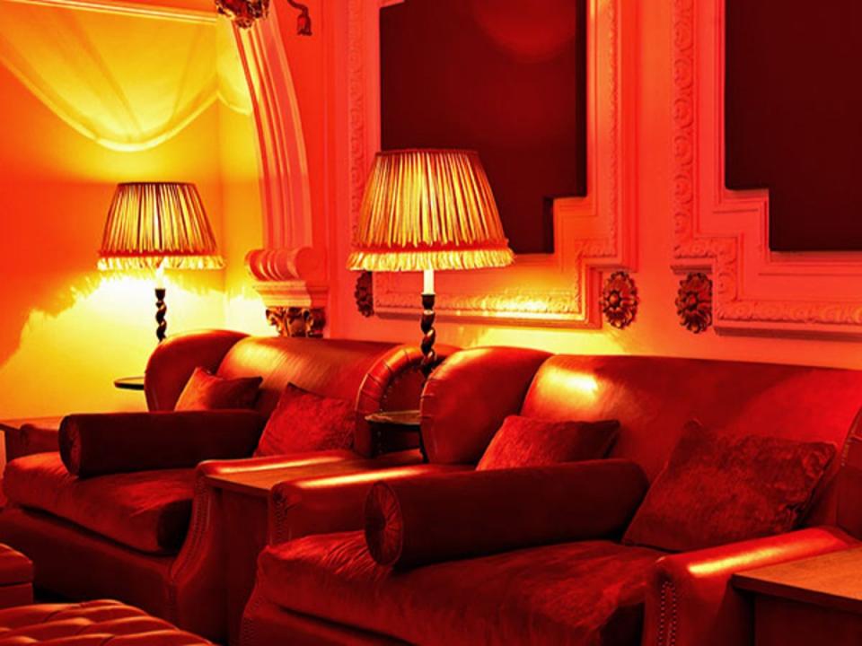 Sink into rich red beds for the latest flick in Notting Hill (Electric Cinema)