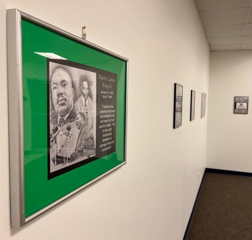 Malone University opened a new art exhibition, "Black Lives Belong: Power Through the Decades" in conjunction with the Martin Luther King Jr. Day holiday.