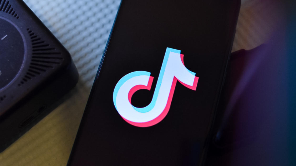  TikTok app logo on Android. 