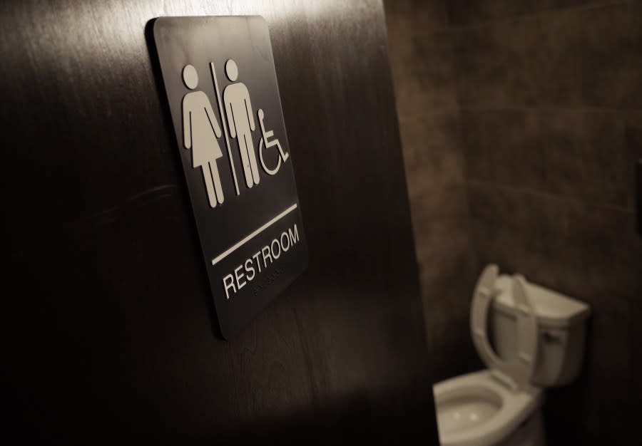 <em>A heated national debate over access to bathrooms by transgenders is sweeping the United States, with schools and businesses grappling with the issue that has become a hot topic. (MANDEL NGAN/AFP via Getty Images)</em>