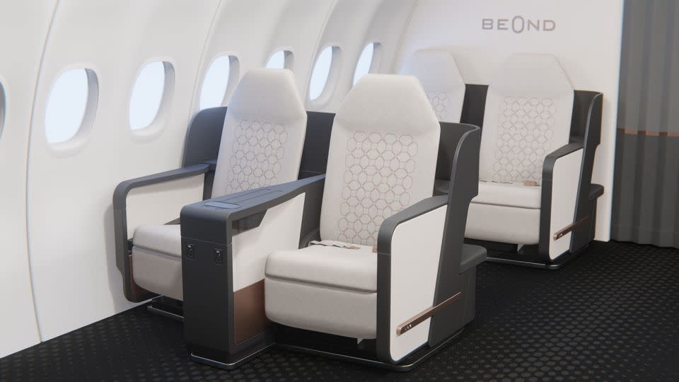 Beond will offer lie-flat seats on its Maldives flights. - Beond